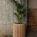 wooden planter