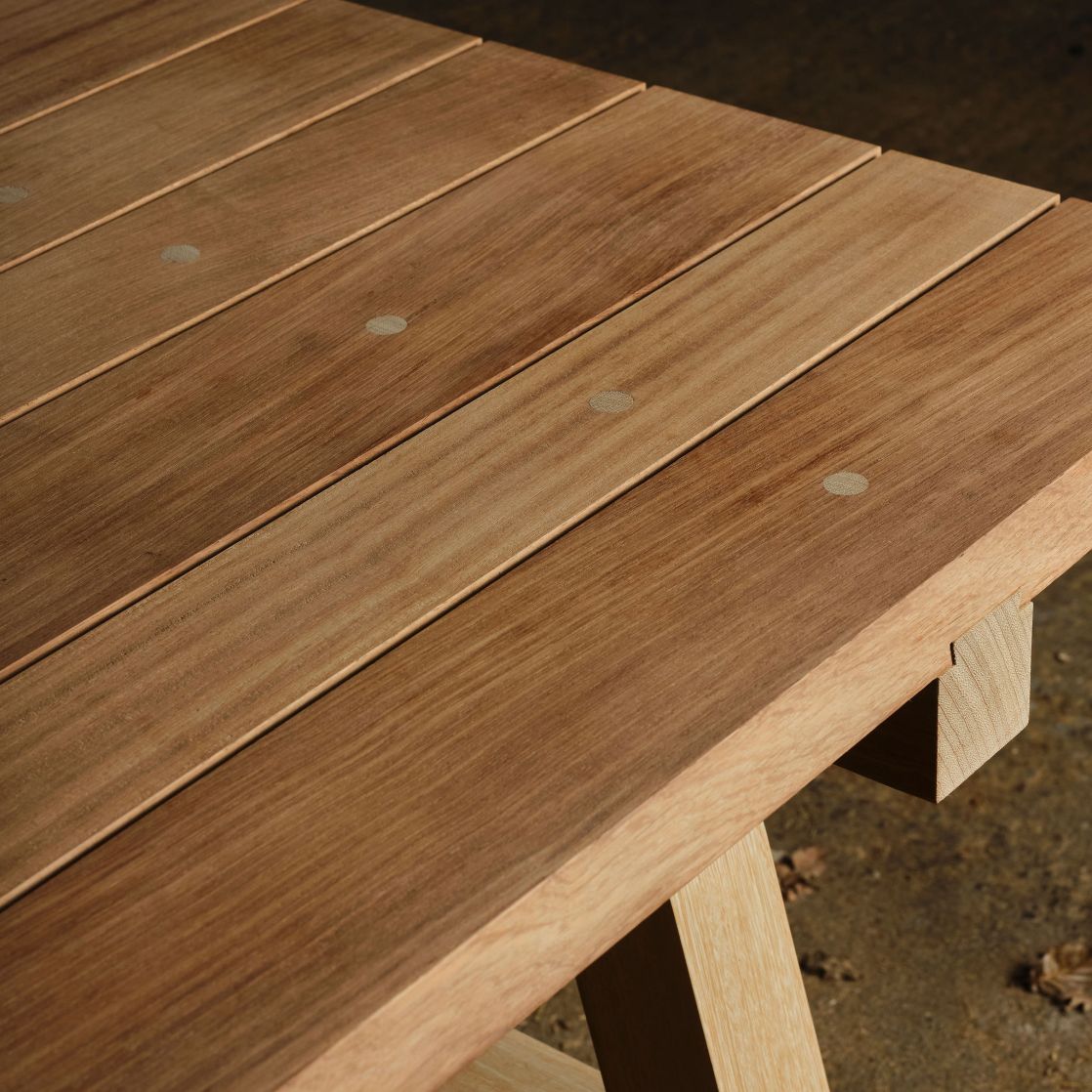 Iroko Garden Table