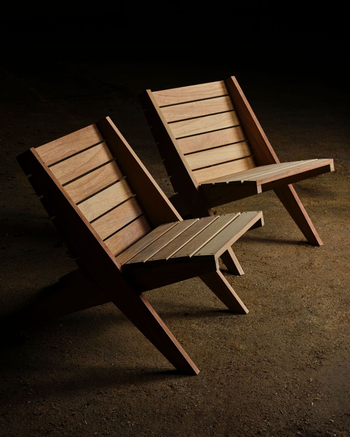 Foldaway - set of two folding garden chairs